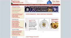 Desktop Screenshot of fundraisingornaments.com